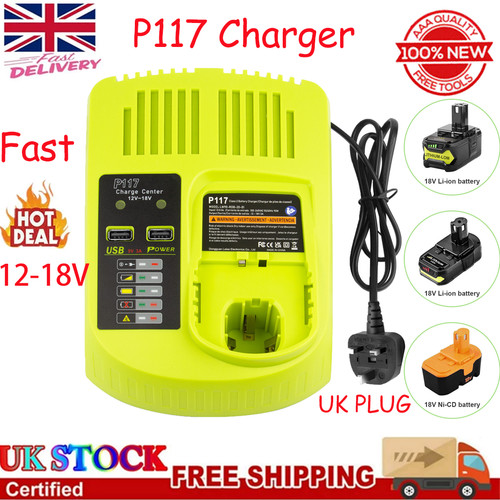 Fast charger for ryobi one - uk,