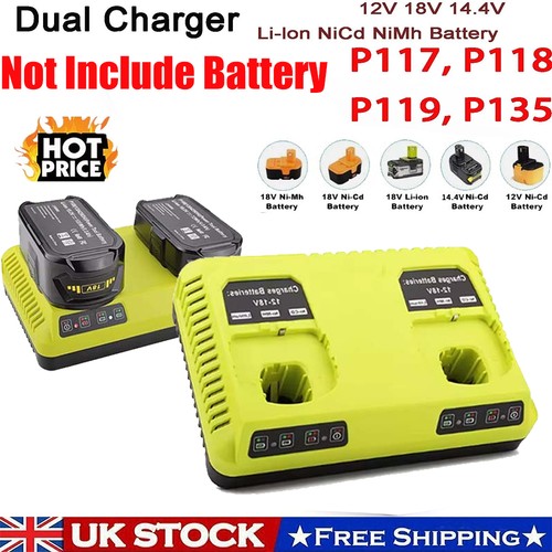 Fast dual charger for ryobi - dual,