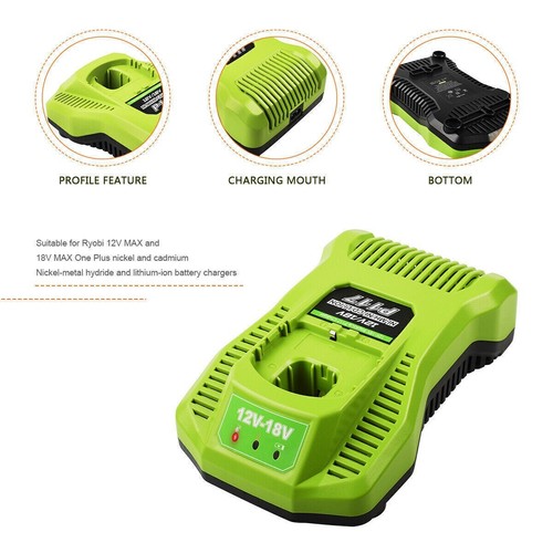 Fast charger for ryobi one - uk, one+