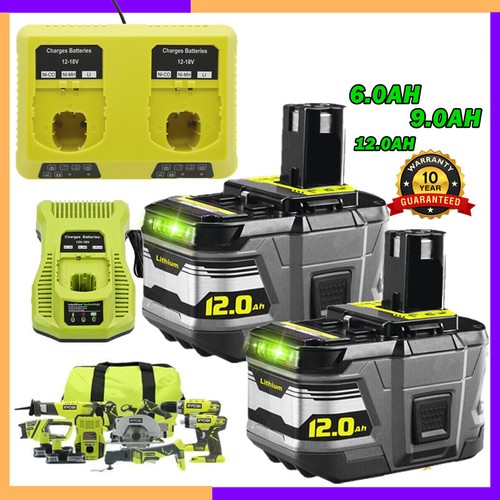 12ah 18v battery for ryobi - 18v,