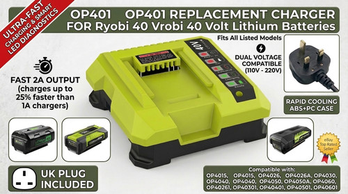 40v fast replacement - fast, charger