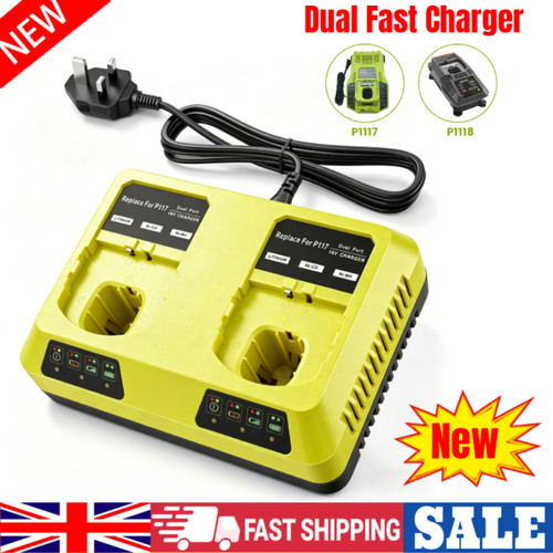 Dual fast charger for ryobi - dual,